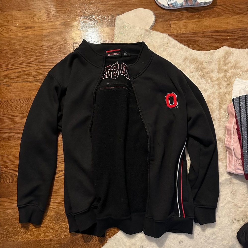 Ohio State Oversized Sweatshirt (zip up)